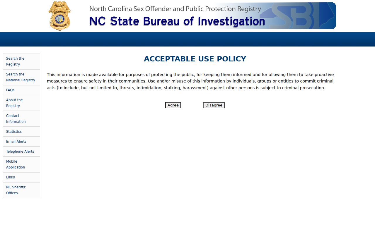 Winston-Salem resident directory North Carolina sex-offender registry search
